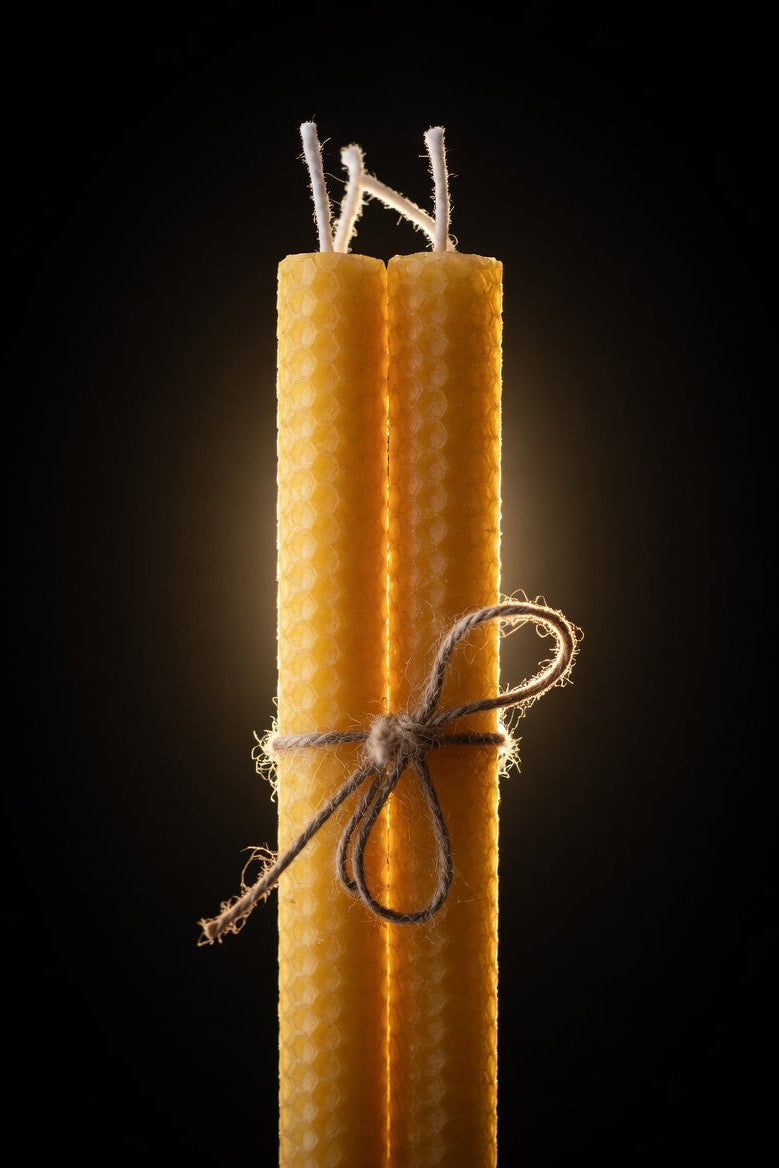 Bougies à la cire d’abeille